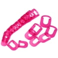 thumbnail image 2 of Reusable Soft Plastic Nail Polish Stencils With(26pcs, Pink), 2 of 5