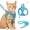 Blue, variant on MASBRILL Cat & Dog Harness and Leash Set, Reflective Escape-Proof No-Pull Soft Vest, Easy to Wear for Walking, Traveling, Includes Pet Bells