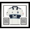 Framed Ranko Veselinovic Vancouver Whitecaps FC Autographed Match-Used #4 White Jersey from the 2020 MLS Season - Fanatics Authentic Certified
