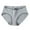 Gray, variant on GigrtiJin High-Waisted Ribbed Briefs for Women Seamless Hipster Underwear Stretchy Panties