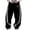 Black&&100, variant on CONROSES Mens Baggy Sweatpants Graphic Print Pants for Men Casual Wide Leg Elastic Waist Drawstring Soft Loose Sports Joggers With Pockets