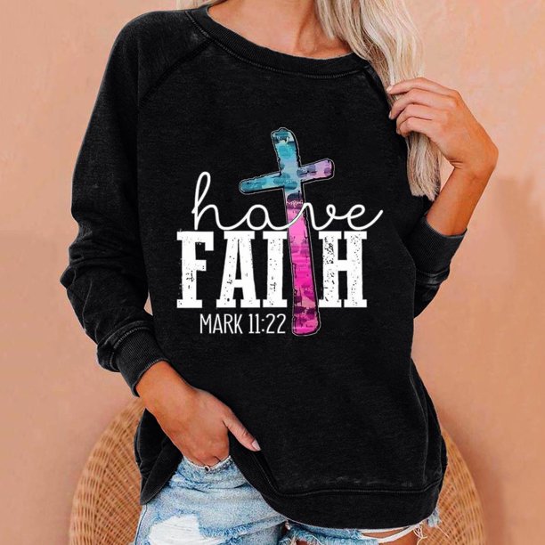 Puntoco Vestidos Mujer Verano Moda Mujer Cuello Redondo Manga Larga Camiseta Impresión Sudadera Blusa Tops