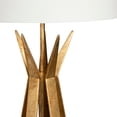 thumbnail image 2 of Crestview Collection Capri 3-Way  Metal Table Lamp with White Linen Shade, 2 of 4