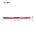 thumbnail image 2 of Unique Bargains 9.8'x0.7' Badminton Racket Head PU Protector Sticker Racquet Guard Tape, Navy Blue/Red 4 Pack, 2 of 6