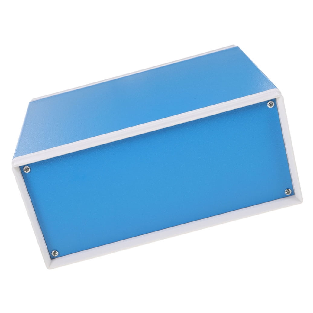 POPETPOP Metal Electrical Junction Box Blue Enclosure for Electronics Projects Easy Install