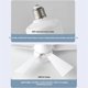 thumbnail image 1 of Socket Fan Light with Remote Control Distance 5m E27 3-Speeds Dimmable LED Base Voltage 85-265v 40w, 1 of 5