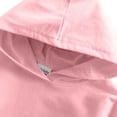 thumbnail image 4 of CPNG Girls Hoodie Dress Solid Color Long Sleeve Hooded Dress Stylish Daily Casual Hoodie Sweatshirt A-Line Dresses(Pink,5-6 Years), 4 of 7
