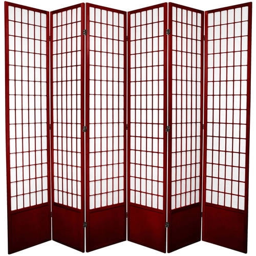 Oriental Furniture 7 Ft Tall Window Pane Shoji Screen, Shoji paper
