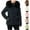 A57 Black, variant on Maqroz Winter Coat for Women Trendy Down Jackets Zip Up Quilted Coats Fur Collar Hooded Puffer Jacket Clothes Parka Outerwears, Pink XXXL