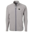 thumbnail image 2 of Men's Cutter & Buck  Silver Baltimore Ravens Helmet Adapt Eco Knit Hybrid Recycled Full-Zip Jacket, 2 of 3