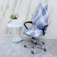 thumbnail image 4 of Funda de asiento de oficina Fundas Elásticas Para Sillas De Oficina Funda Para Asiento Funda Para Silla Boss Azul Azul Magideal Funda de asiento de oficina, 4 of 7