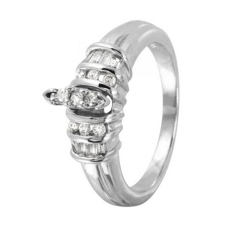 0.32CTW Diamond 14K White Gold Ring