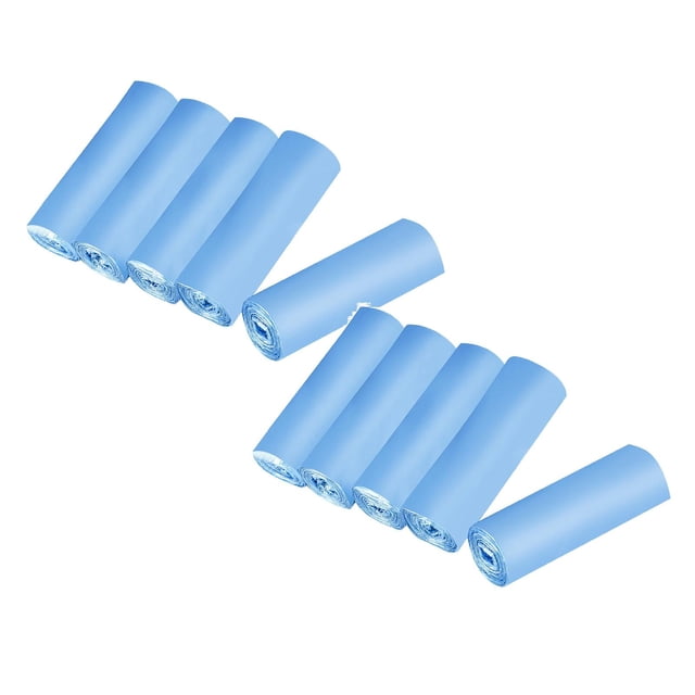 Oleegame 2PC 5 Portable Camping Festival Toilet Home Clean Composting Biodegradable Bag Blue