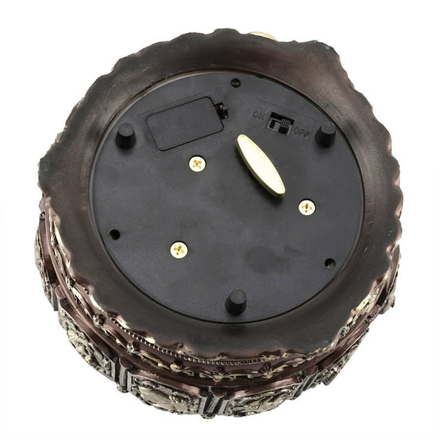 Wooden Music Box Music Box Rotating Goddess Constellations Music Box Bedroom for Birthday Office Gift