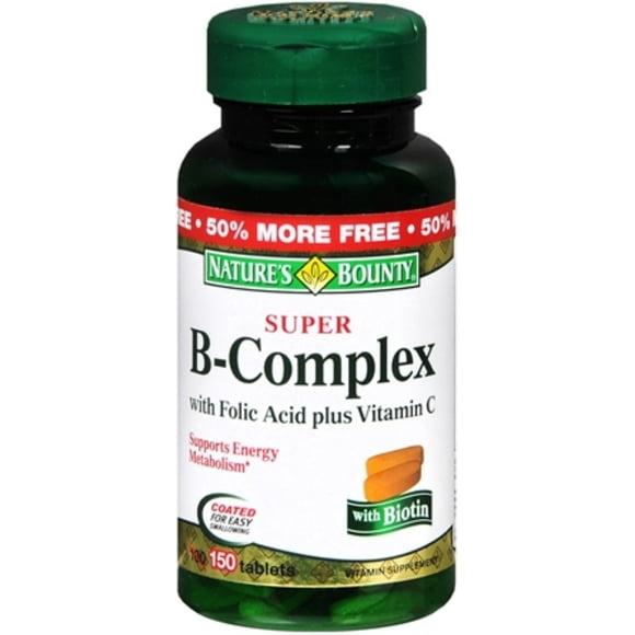 B Complex Vitamin C And Folic Acid
