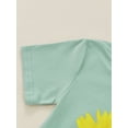 thumbnail image 6 of Seyurigaoka Little Girl’s T-shirt and Trousers Set Fashion Sunflower Print Short Sleeve Tops and Flared Pants, 6 of 9