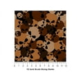 thumbnail image 4 of Rwraps Skull and Bones Brown Calvaria Gloss Vinyl Film Wrap 59in x 24ft Vinyl Vehicle Car Film Sheet, 4 of 9