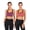 Red+Watermelon Red, variant on DODOING 2 Pack High Impact Support Sport Bra Activewear Fitness Sports Bra Juniors Seamless Workout Yoga Bra Gym