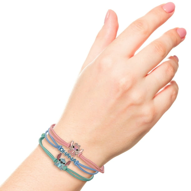 Disney Girls Lilo & Stitch Best Friends Bracelet Set of 3