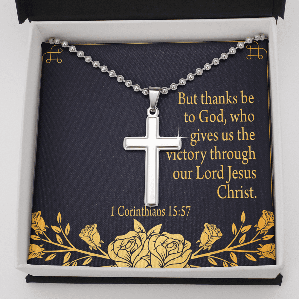Details about   14K Gold Religious Classic Cross Pendant Necklace with 0.8mm Box Chain