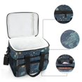 thumbnail image 6 of FORMRS Insulated Cooler Bag 24 Cans Capacity Soft Leakproof Lunch Box with Side Pockets, Dark Star Map, 6 of 7