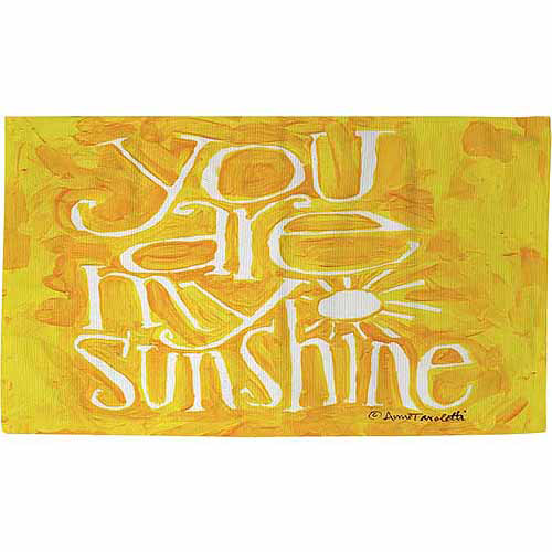 You are my Sunshine Rug, 22.5" x 37"