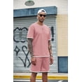 thumbnail image 5 of COOFANDY Men's 2 Pieces Cotton Linen Set Long Sleeve Henley Shirts Casual Beach Pants With Pockets Summer Yoga Outfits, 5 of 7