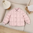 thumbnail image 4 of Wilark Girls Winter Coats Quilted Long Sleeve Collared Loose Fit Casual Fashion Puffer Jacket Pink 4-10, 4 of 8