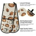 thumbnail image 2 of Yayeee Double Oven Mitt Kitchen Heat Resistant Baking 35" x7" Quilted Glove, Fall Leaves, 2 of 6