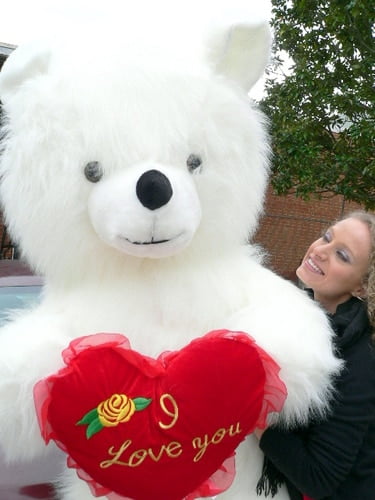 soft teddy bear 6 feet