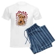 thumbnail image 6 of CafePress - Airedale Terrier Hearts Men's Light Pajamas - Men's Light Loose Fit Cotton Pajama Set, 6 of 7