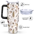 thumbnail image 3 of Mushroom 40 OZ Tumbler Cup with Lid and Straw for Water Iced Tea Coffee Smoothie and More, 3 of 7