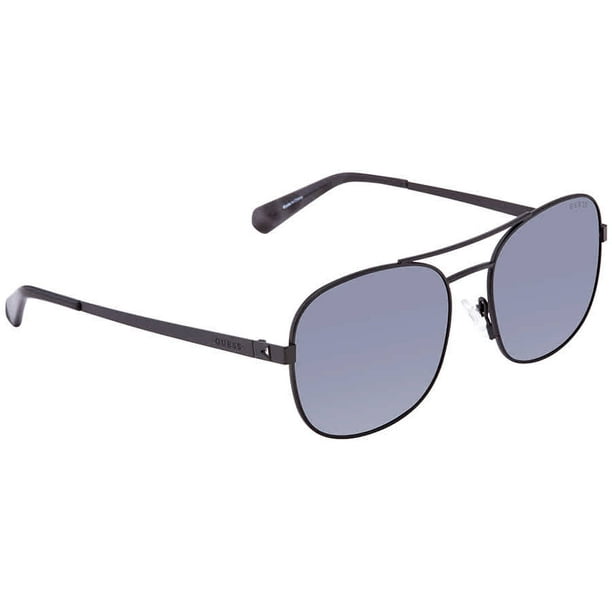 Guess Mirrored Grey Square Men's Sunglasses GU520102C56 - Walmart.com