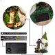 thumbnail image 3 of Figuras reclinadas de 18cm de Gnome, figuras de jardín de Gnome, figuras hechas de resina de hamaca, impermeables para jardín, Gnome, decoración de jardín para patio al aire libre Feliz Sencillez, 3 of 3