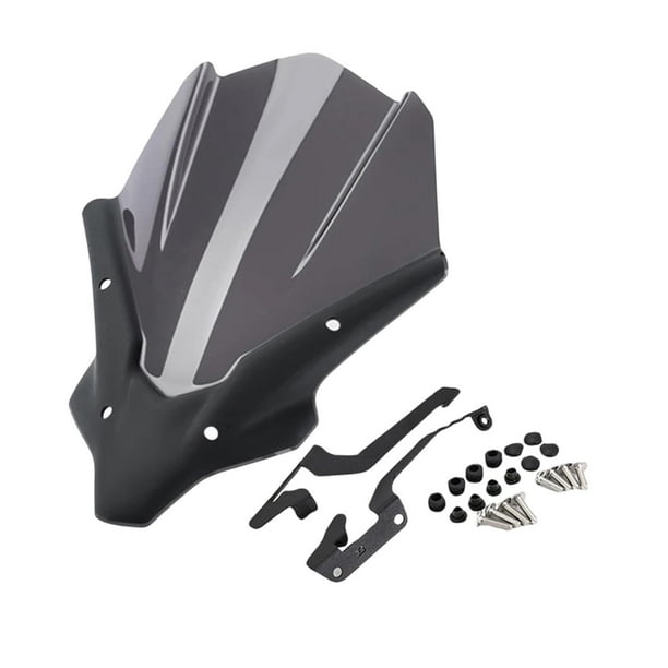 Reemplazo de cubierta de parabrisas de motocicleta Colamx Deflector de viento delantero Gris