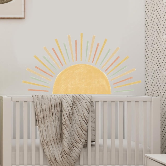 Calcomanías de pared modernas Macarena de sol removibles