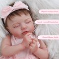 thumbnail image 2 of Muñeca Reborn KSBD Doris Girl, 50 cm, realista, para dormir, 2 of 9