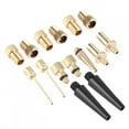 thumbnail image 1 of Pure Copper Bicycle Valve Adapter, Take Up Less Space Durable Bicycle Valve Adapters, For Mountain Bikes, Road Bikes, Inflatable Equipment, 1 of 8