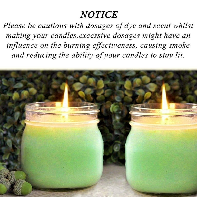  EricX Light 8 inch Candle Wick with Candle Wick Stickers and  Candle Wick Centering Device,60 pcs for Candle Making