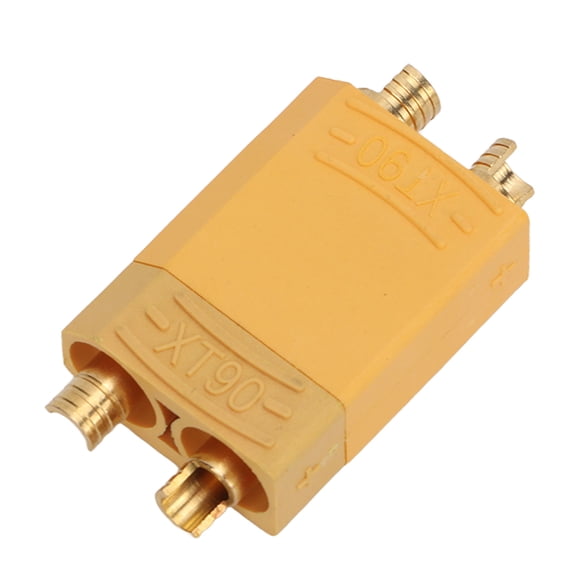 Conector XT90 reutilizable, estable, macho y hembra, para conectar baterías y ESC, color amarillo