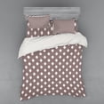 thumbnail image 2 of Ambesonne Geometric Bedding Set 3 Pcs, Nomadic Exotism, Twin XL, Mauve Taupe Off White, 2 of 3
