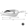 thumbnail image 2 of Scoop New Star Foodservice 34561, aluminio fundido, 1127 ml, color plateado, 2 of 8