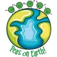 thumbnail image 3 of CafePress - Peas On Earth Pijamas - Women's Light Pajamas, 3 of 4