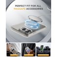 thumbnail image 3 of XUCP-Magnetic for iPhone 15 Pro Case, Full-Body Military Drop-Proof Fit for MagSafe, Anti-Scratch 15 Pro Bumper Cover 6.1 inch with Built-in Glass Screen Protector & Camera Protector, Clear, 3 of 4