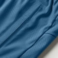 thumbnail image 5 of Besolor Mens Shorts Summer Lightweight Breathable Thin Workout Running Elastic Waist Drawstring Shorts with Pockets(XX-Large,Dark Blue), 5 of 7
