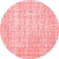 thumbnail image 1 of Ahgly Company Indoor Round Persian Red Traditional Area Rugs, 4' Round, 1 of 4