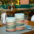 thumbnail image 3 of Yayeee Flameless Candles with Remote Flickering Battery Operated Multi Color Changing, Galactic Candy, 3 of 7