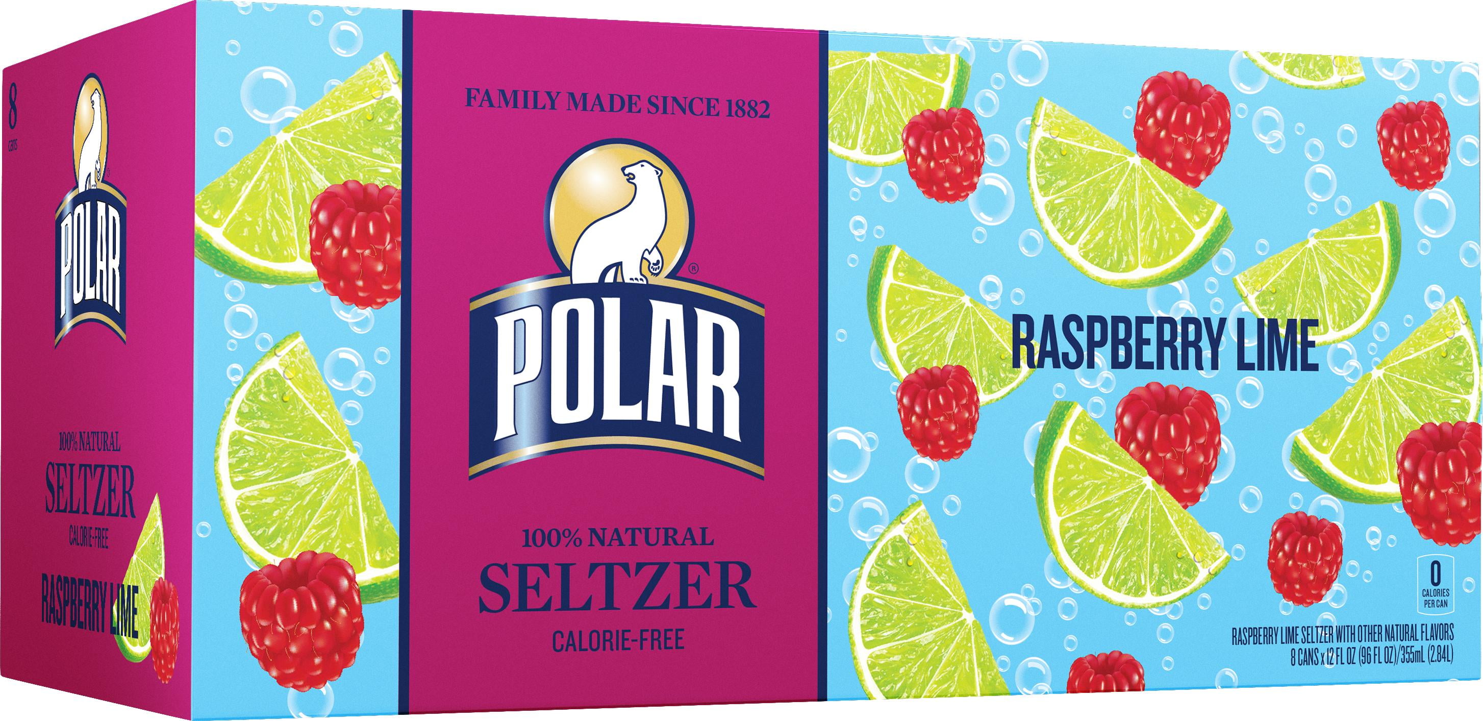 Polar Raspberry Lime Seltzer (Pack of 24)