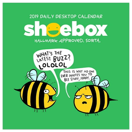 Shoebox 2019 Desk Calendar Other Walmart Com