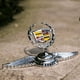 thumbnail image 2 of Logotipo 3d, logotipo del coche, adorno del capó delantero, capó cromado, insignia del águila, compatible con cadillac, alas doradas, 2 of 2